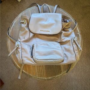 Michael Kors Cream Backpack